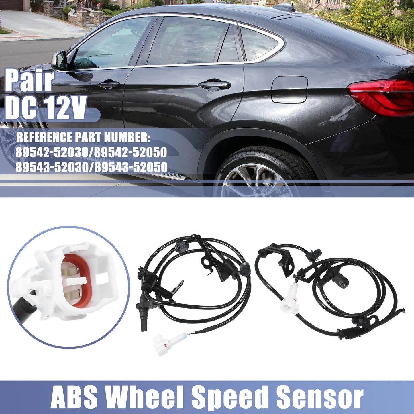 2 x Front Left Right ABS Sensor for Toyota Yaris (2007–2011)