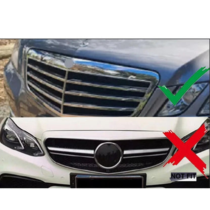 REAL Carbon Fiber Refit Front Bumper Grille Grill for Benz E-Class W212 2010-13