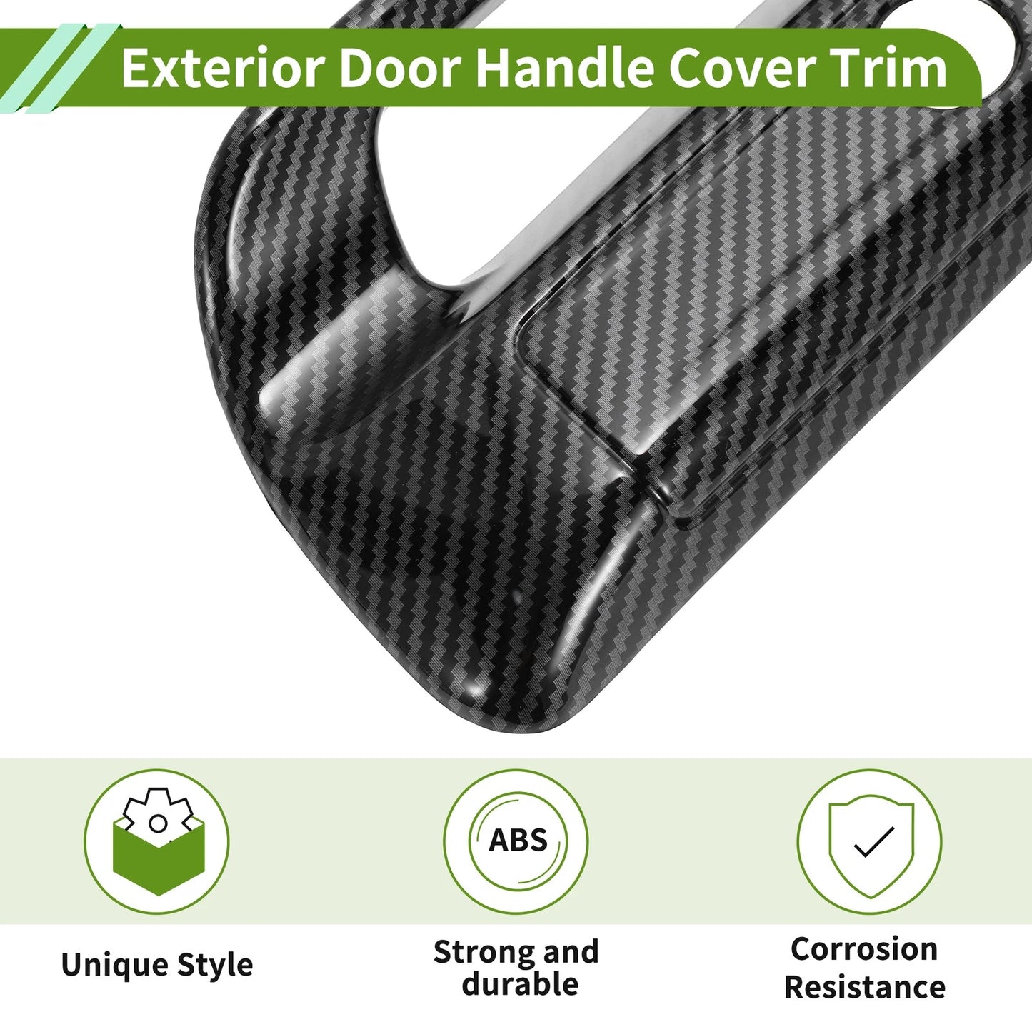Door Handle Cover Trim Tailgate for Dodge Ram ABS (2019-2025)