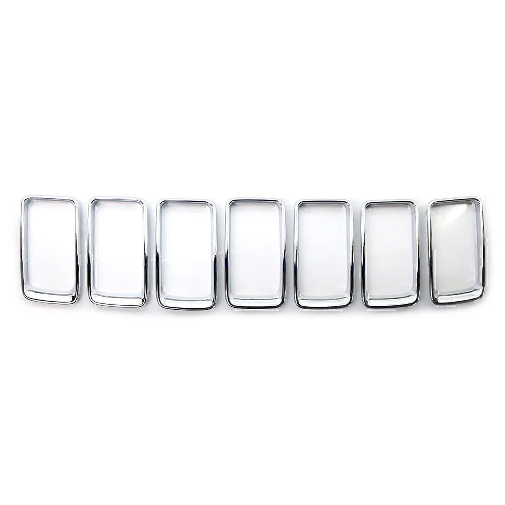 7 Pcs Front Grille Trim Cover for Jeep Grand Cherokee (2014-2016)