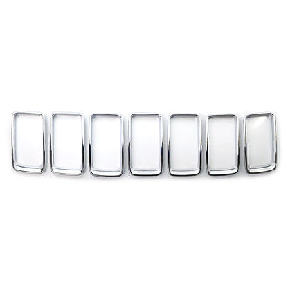 7 Pcs Front Grille Trim Cover for Jeep Grand Cherokee (2014-2016)