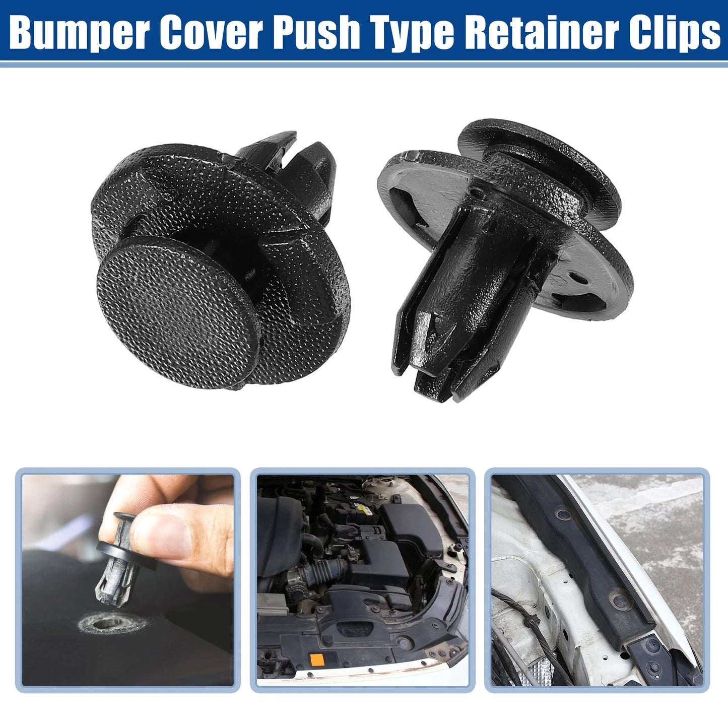 30 Pcs Bumper Cover Push Type Retainer Clips for Infiniti EX35