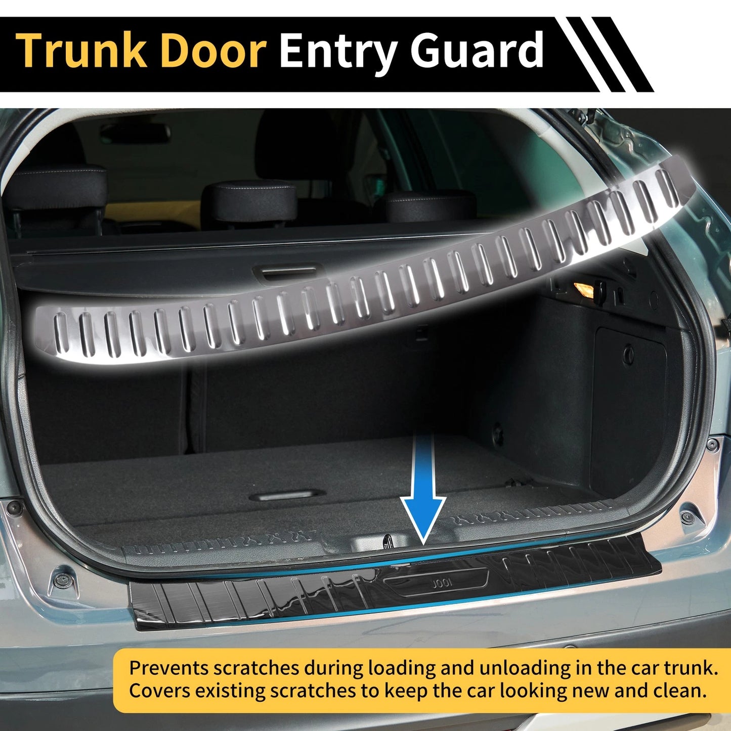 Rear Bumper Topper for Honda CR-V 2012-2014 Silver Tone 1 x Pcs