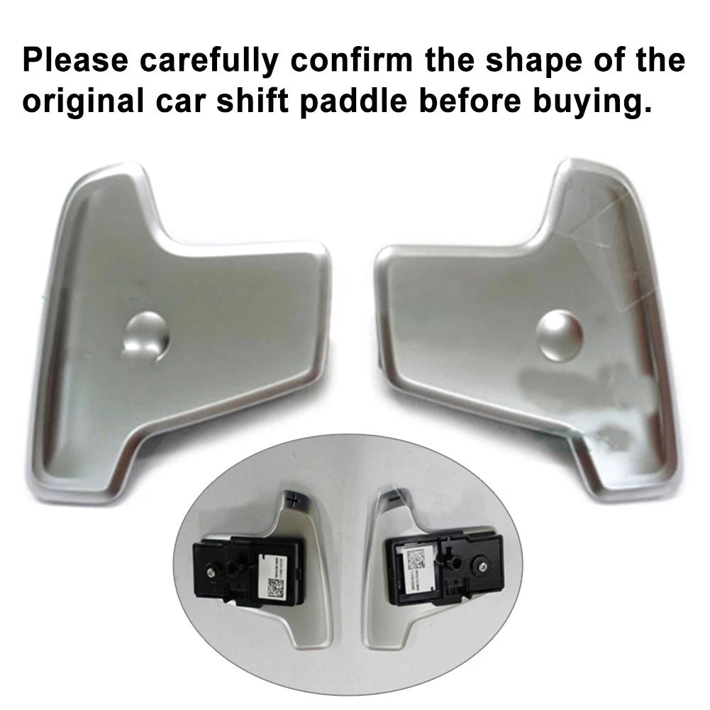 Steering Wheel Shift Paddle Trim for Kia Stinger CK K8 (2018 - Present) Silver