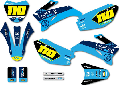 Custom Graphic Kit BOOST STYLE Yamaha TTR 110 Decals Stickers (2008-2023)