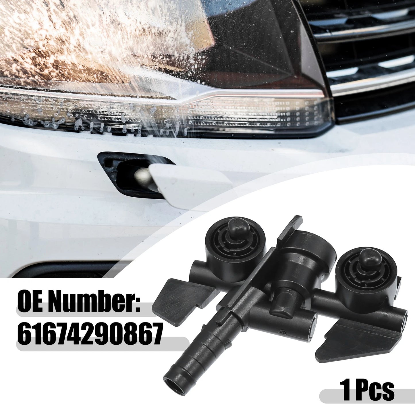 Front Left Headlight Washer Nozzle for BMW M3 (2001-2006)