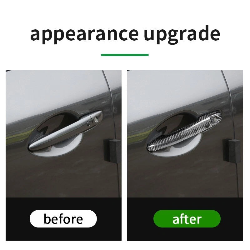Dry Carbon Fiber Exterior Door Handle Cover Trim for Mazda MX-5 Miata 2018-2024