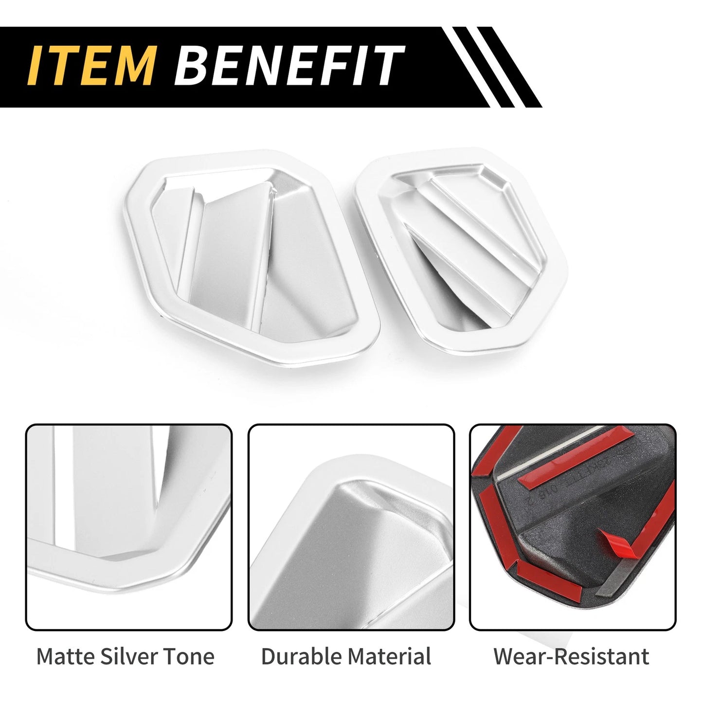 Dashboard Side Air Vent AC Outlet Cover Trim for Toyota Tundra (2022-2024)