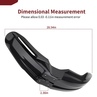 Black Front Fender for Suzuki DRZ400SM (2005–2024)