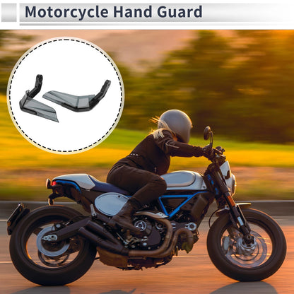 Set Universal Hand Guard Knuckle Guard Protector White for Motorcycle