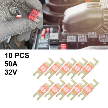 10 x AFS Mini ANL Fuse 50A for Car Truck Motorcycle Boat Audio CDs