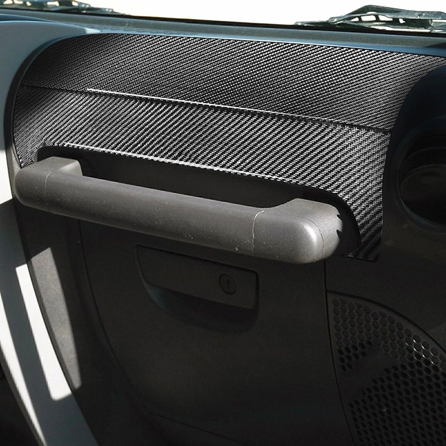2 x Interior Passenger Armrest Covers for Jeep Wrangler JK (2007-2010)
