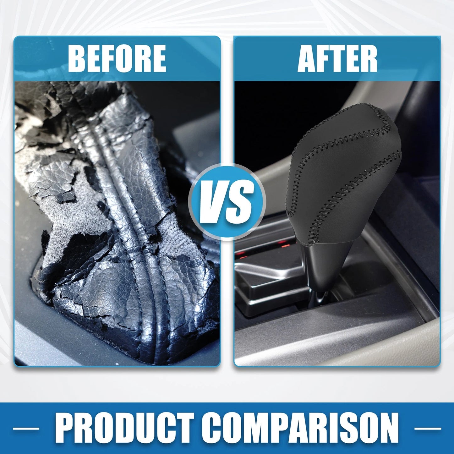 Automatic Gear Shift Knob Cover for Subaru Forester (2019-2023) Black