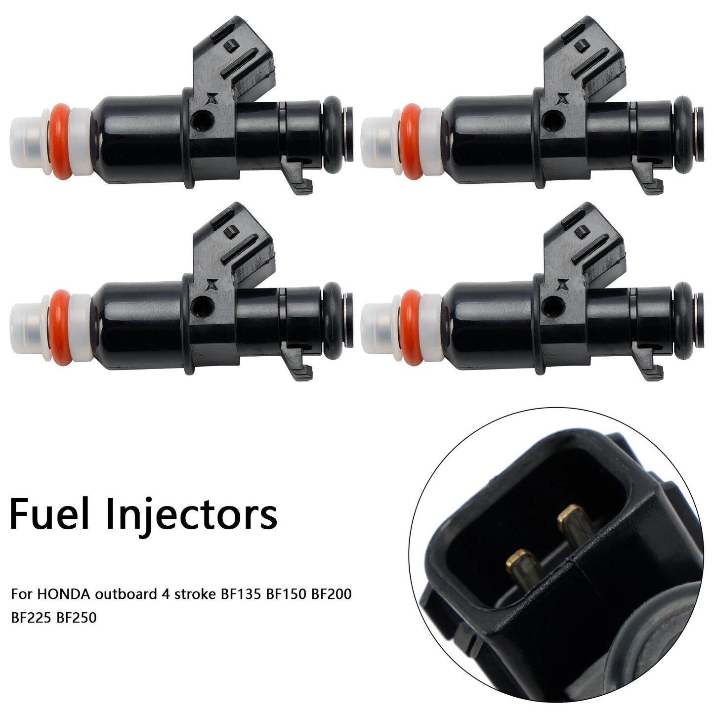 4 x Fuel Injectors for Honda 115/135/150hp BF200/225/250 (2001-2023)