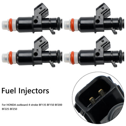 4 x Fuel Injectors for Honda 115/135/150hp BF200/225/250 (2001-2023)