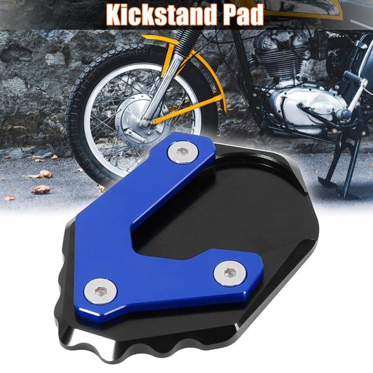Kickstand Enlarger Plate Pad Blue for BMW R1200GS LC (2013–2018)