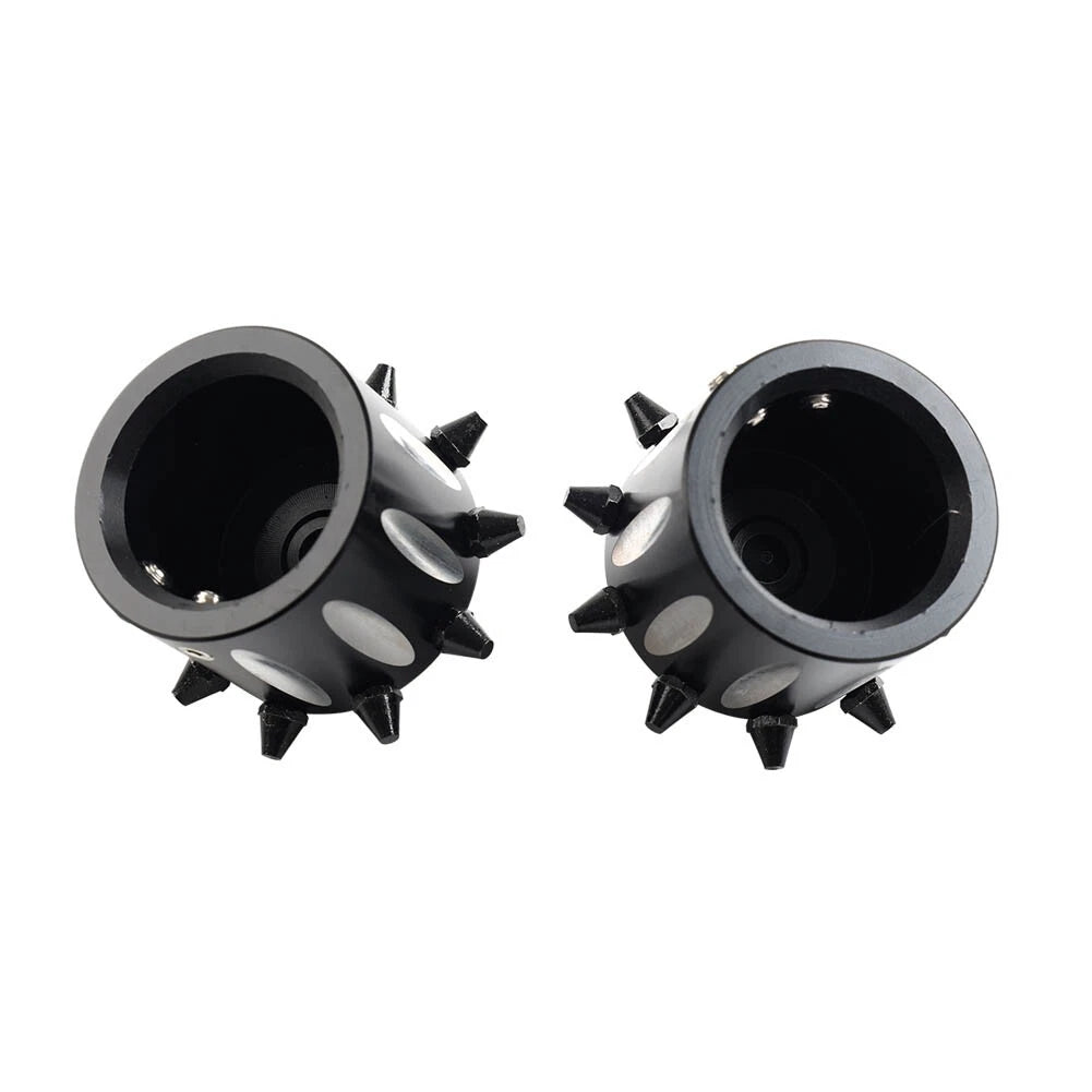 CNC Cut Front Axle Cap Nut Covers for Harley Touring Road King Street