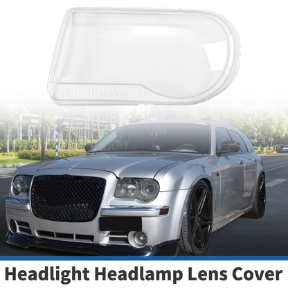 1 Pcs Front Left Headlight Lens Cover for Chrysler 300C (2005-2010)