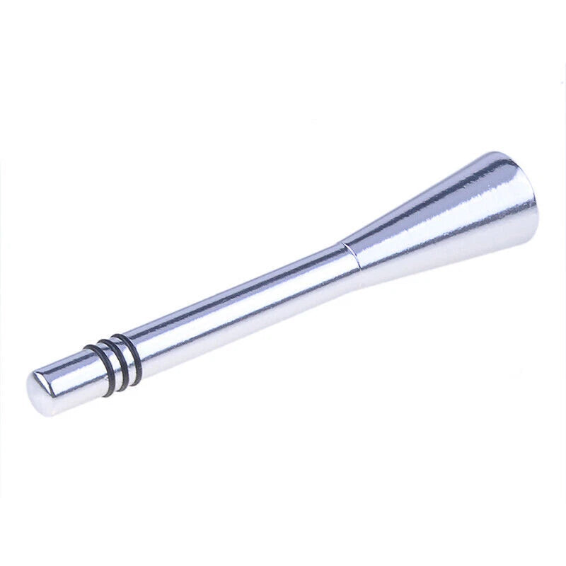 Universal Chrome 8CM Short Stubby Antenna for Car AM/FM Radio Mast