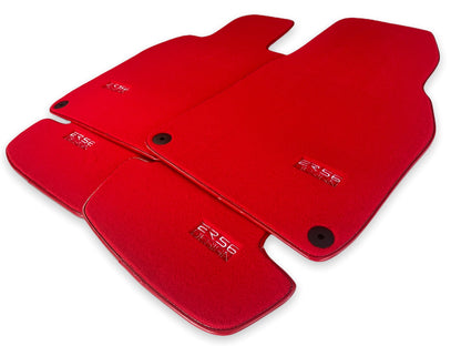 Premium Red Carpet Floor Mats for Porsche Macan (2014-2021)