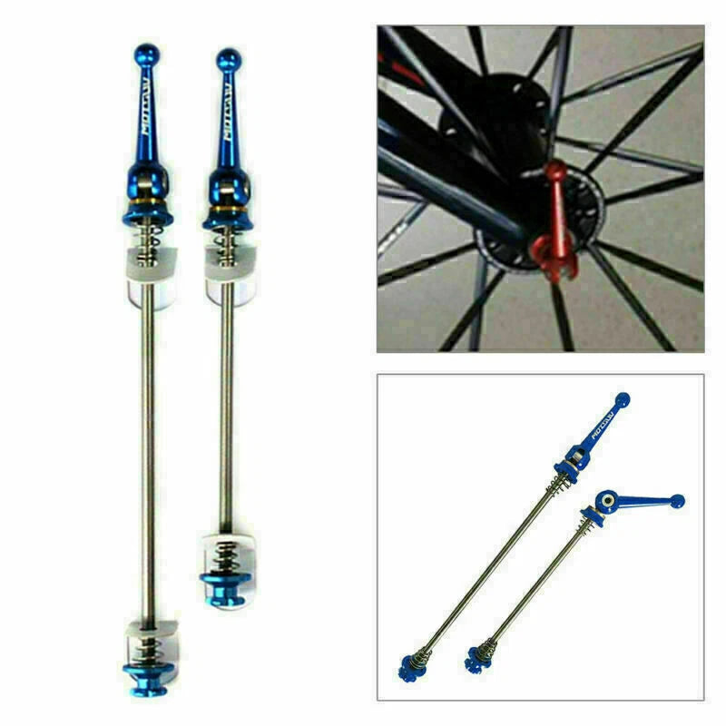 Super Light Titanium Quick Release Skewers for MTB Road Bike (Fits Various Models)