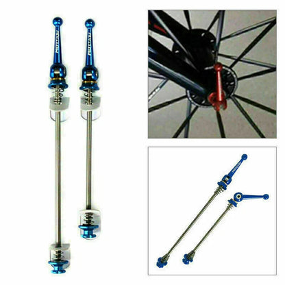 Super Light Titanium Quick Release Skewers for MTB Road Bike (Fits Various Models)