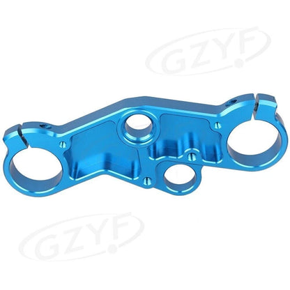 Triple Tree Front End Upper Top Clamp for SUZUKI GSXR 600 01-03, GSXR 1000 Blue