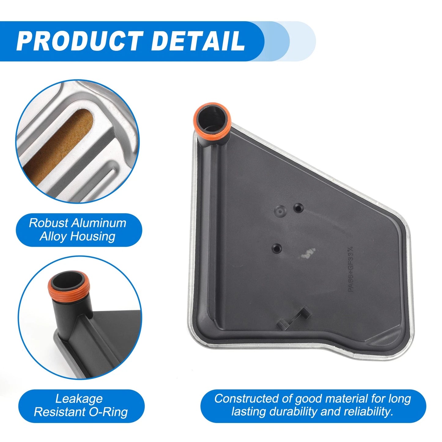 Transmission Fluid Filter Oil Pan for Ford Freestar (2004-2007)