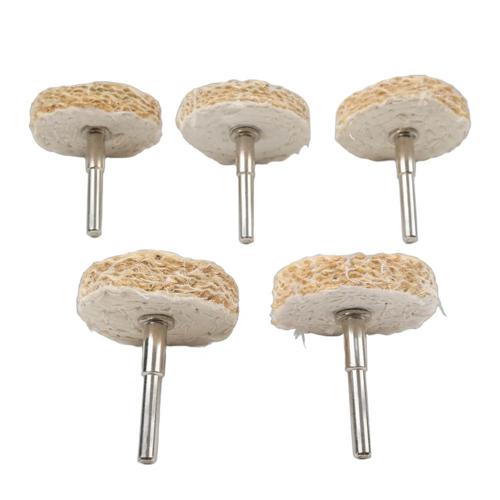 5 x 2" Sisal Cloth Buffing Wheels for Polishing Stainless Steel