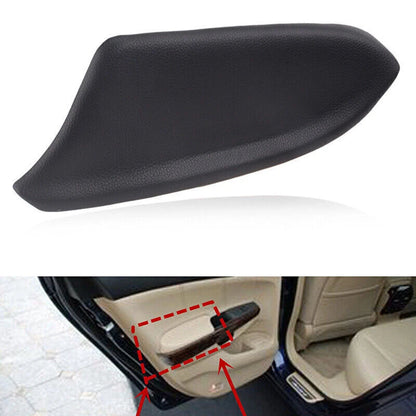Front Door Panel Armrest Cover for Honda Accord Sedan 2008-2012 Leather Black