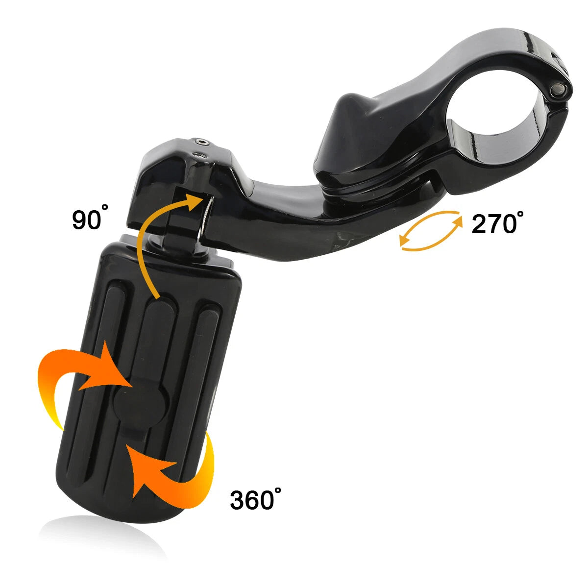 Engine Guard Crash Bar Footpegs for Harley Touring Road King (1997-2008)