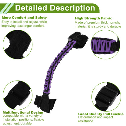 Roll Bar Grab Handles for Jeep Wrangler 2024-2025 - Purple