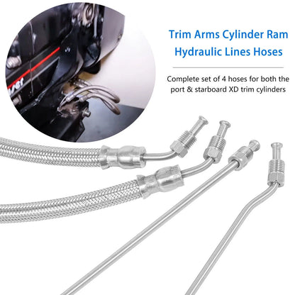 Hydraulic Trim Ram Cylinder Hose for MerCruiser Bravo (1990-2023)