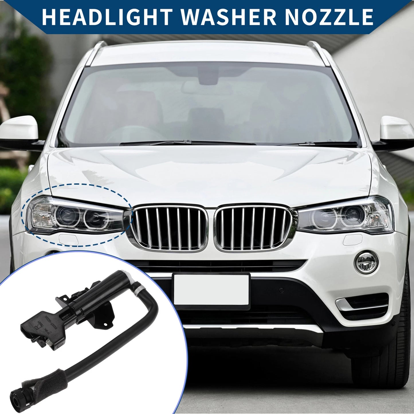 Headlight Washer Nozzle for Toyota Sequoia (2001-2023)