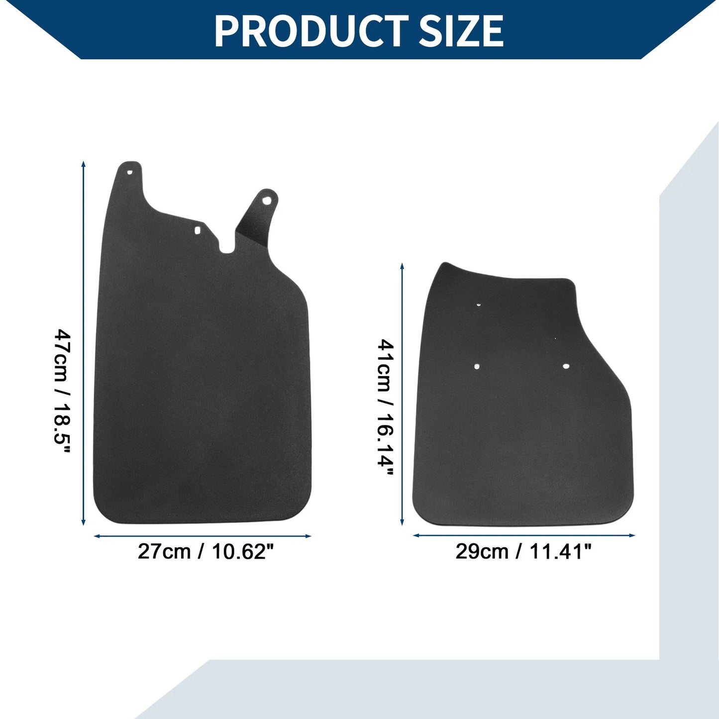 Mud Flaps Splash Guards 1 Set for Toyota Hilux Vigo (1988-1994)