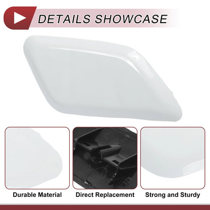 Front Right Washer Nozzle Cover for Honda Odyssey (2009-2014) - White 1 x