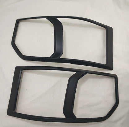 Matte Black Headlight Cover Trim for Toyota Hiace (2014-2018)
