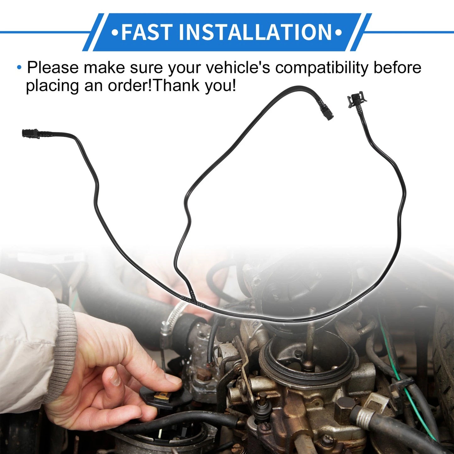 Radiator Overflow Water Tank Hose for Ford Escape (2013-2016)