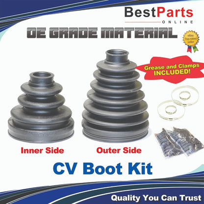CV Axle Boot 2 x Inner & Outer for Toyota Sienna (2004–2010)