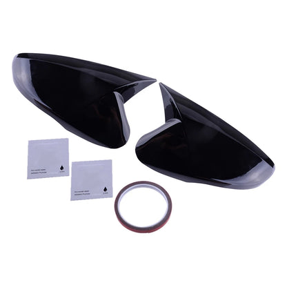 Glossy Black Ox Horn Side Mirror Covers for Hyundai Veloster (2012-2017)
