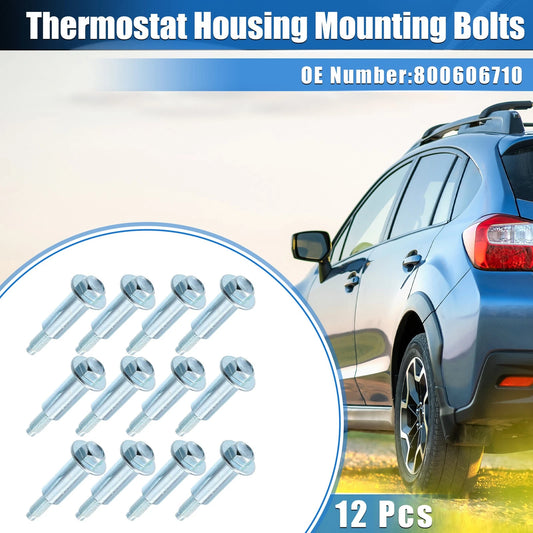 12pcs Valve Cover Bolts for Subaru Baja (2004-2006) 2.5L H4 Turbo