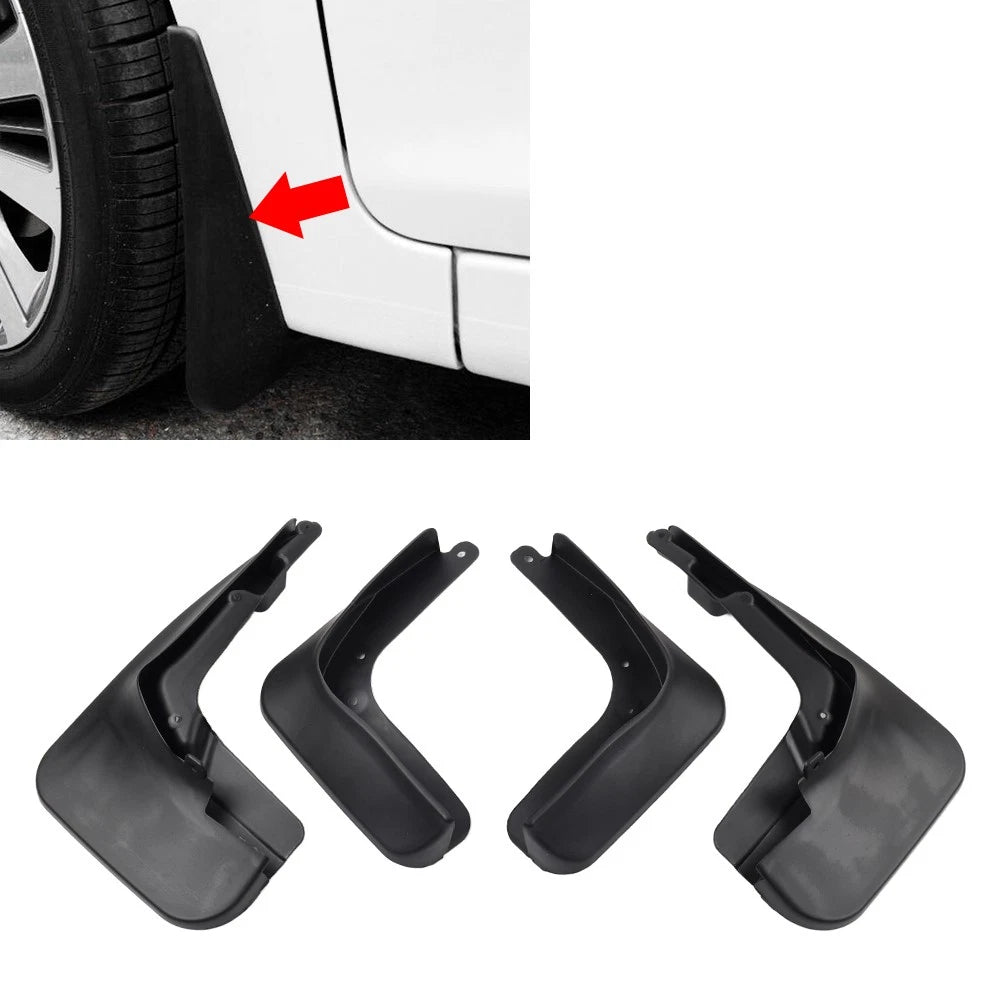 Car Mud Flaps Splash Guards Kit for Ford Fusion (2013-2019)