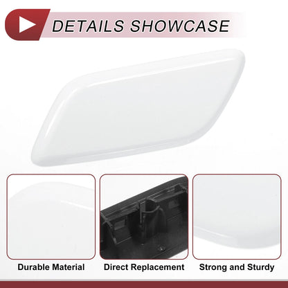 Front Left Washer Nozzle Cover for Lexus LX570 (2013-2015) - White 1 Pcs