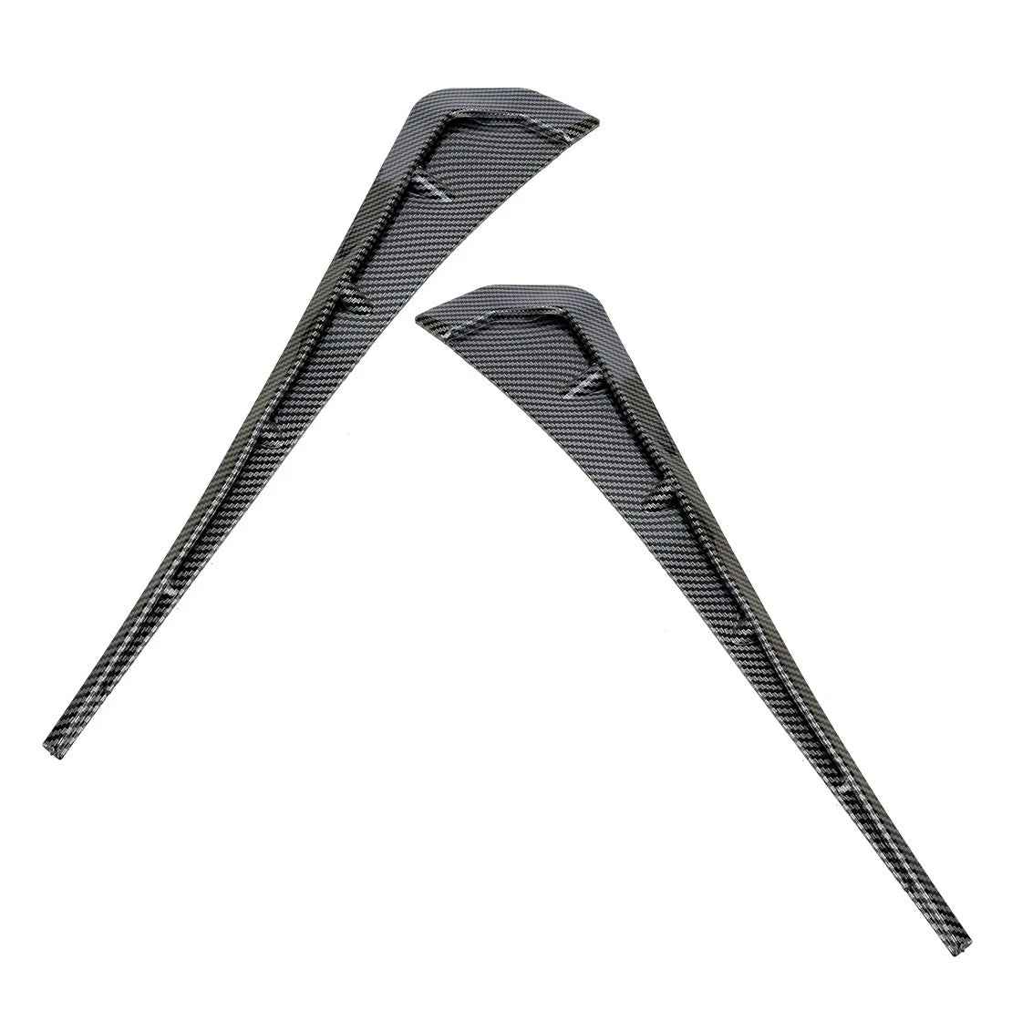 Carbon Fiber Style Car Side Fender Vent Air Wing Cover Trim