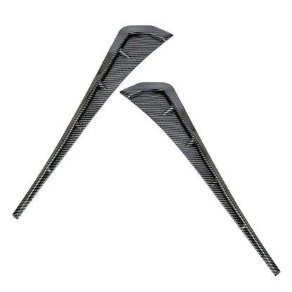 Carbon Fiber Style Car Side Fender Vent Air Wing Cover Trim