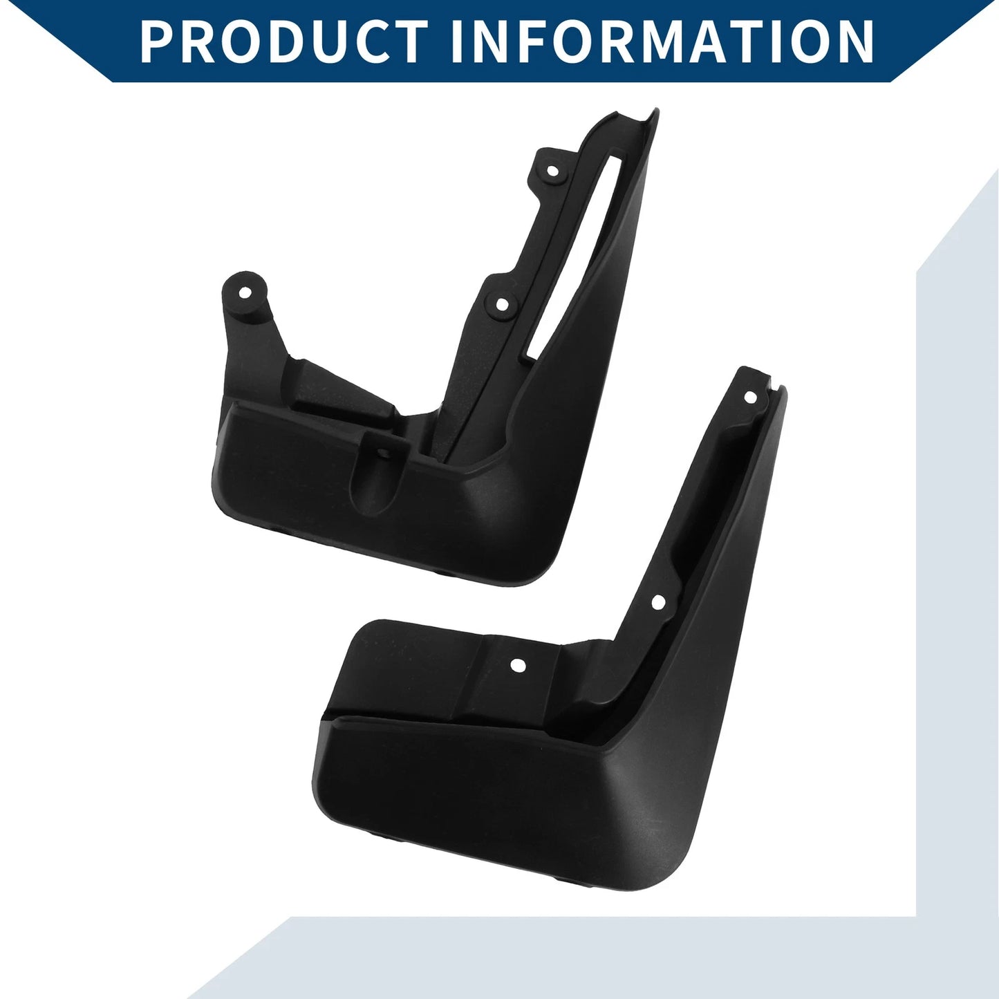 Mud Flaps Splash Guards Set for BMW 6 Series GT (2018-2023)