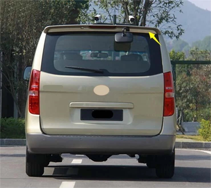 Factory Style Spoiler Wing LED Unpainted for Hyundai Grand Starex H1 (2007-2020)