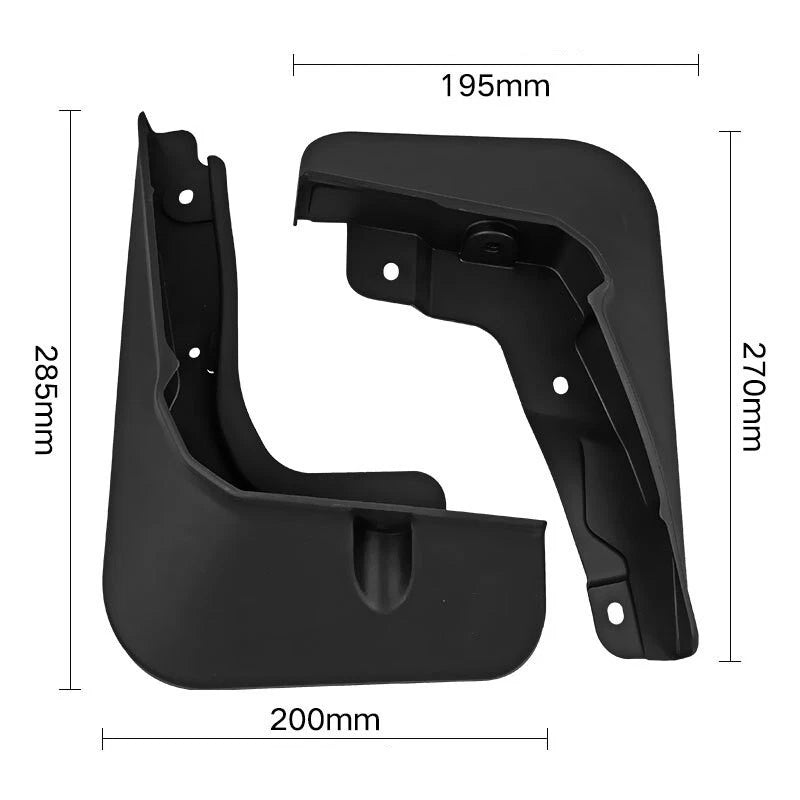 4X Mud Flaps Splash Guards Fender Mudguard for Toyota BZ4X (2022–2023)