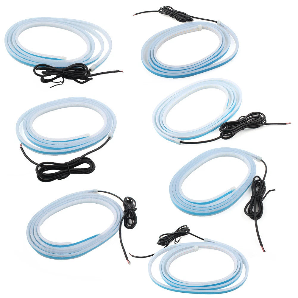 150cm LED Strip Light for Car Hood - Flexible Daytime Running & Signal Light