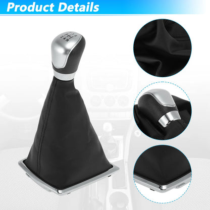 5 Speed Shift Gear Lever Knob for Ford Focus Fiesta B-Max C-Max (2005-2018)